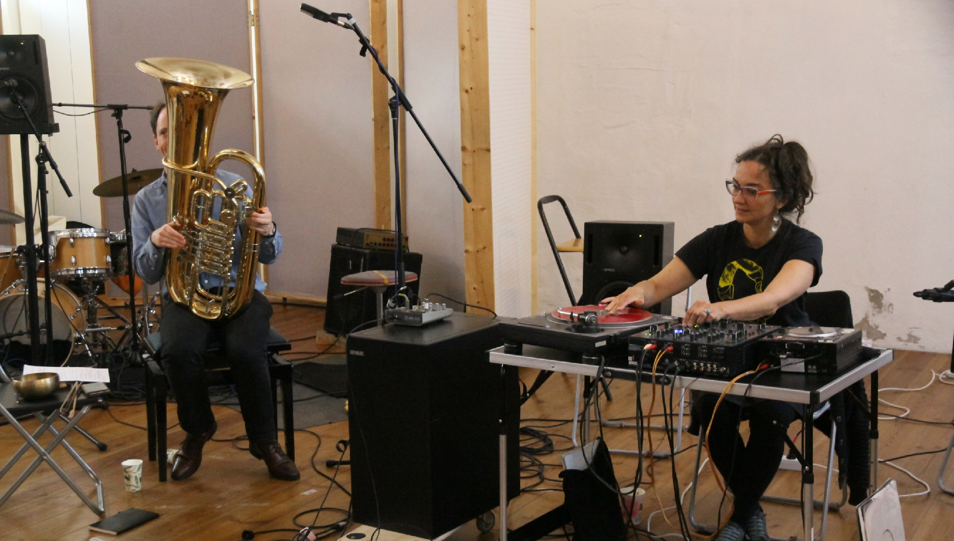 2019-07-08 Ame Zek's 'Unfinished sense of time' im Studio Börne45